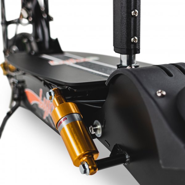 Elscooter 1600W Premium med sadel | Navmotor | 40 km/tim | Lyfco