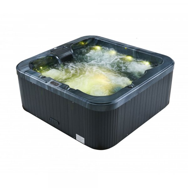 Spabad Zeus Blackline Edition – 6 personer | Svart Lucite® Akryl | Balboa® Styrsystem Spabad Zeus Blackline Edition – 6 personer | Svart Lucite® Akryl | Balboa® Styrsystem