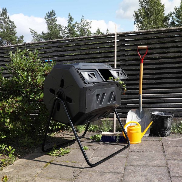 Roterande varmkompost / komposttrumma 160 liter