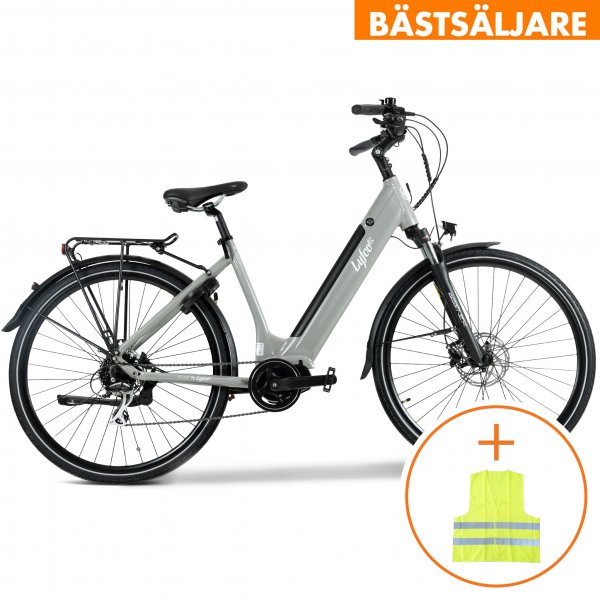 Elcykel Dam 28\\\" | 250W mittmotor | 8 v�xlar | Lyfco Elise