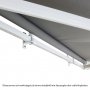 Terrassmarkis 6x3m | Elektrisk motor & fj�rrkontroll | F�rg 360 - FYNDVARA