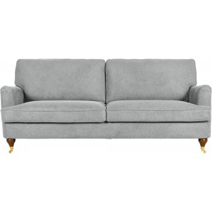 Howardsoffa 3-sits Gr� med M�ssingshjul � Howard Watford