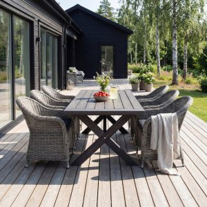 Gr�betsat tr�bord  | 220 cm  | Oxford