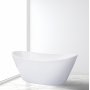 Fristende badkar 170cm | Lucite akryl | Runda former | A-35
