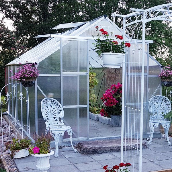 Växthus 10,7m² | Hög odlingshöjd | 6mm kanalplast Växthus 10,7m² | Hög odlingshöjd | 6mm kanalplast