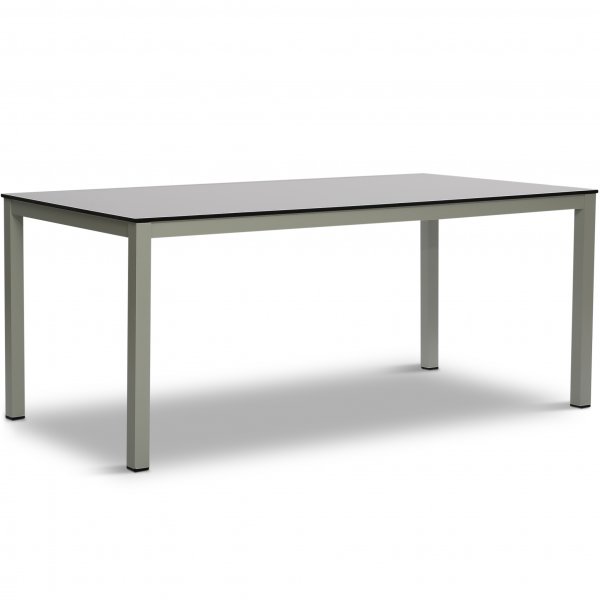 Underhllsfritt matbord i hgtryckslaminat och aluminium - 180cm