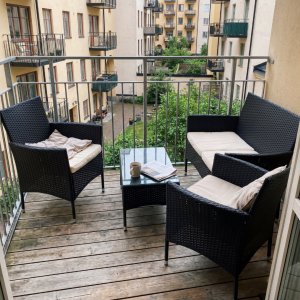 Litet loungeset f�r balkong | Lyfco Fj�llbacka