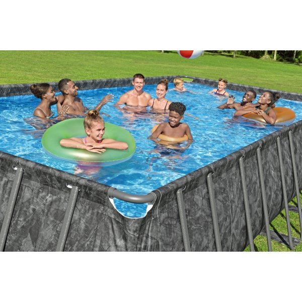 Bestway pool ovan mark 7,32 x 3,66 m – 132 cm djup | APX 365™ Rektangulär Stålpool Set (561KG) Bestway pool ovan mark 7,32 x 3,66 m – 132 cm djup | APX 365™ Rektangulär Stålpool Set (561KG)