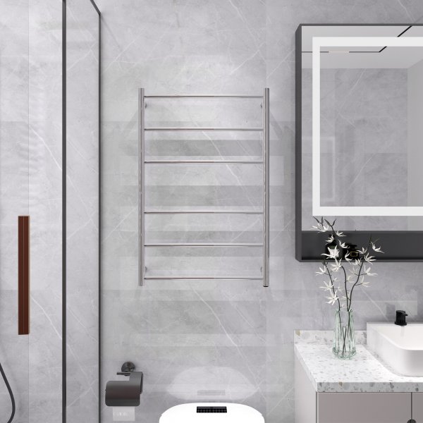 Elektrisk handdukstork 60x90x12cm | Borstat stål | OH-007 Elektrisk handdukstork 60x90x12cm | Borstat stål | OH-007