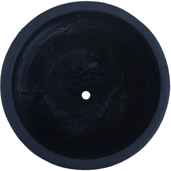 Fiberarmerade utekrukor 2-pack | Runda - Svart