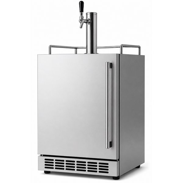 Ölkyl med tappkran för utomhusbruk | 172L | Rostfritt stål | Kompressorkylning Ölkyl med tappkran för utomhusbruk | 172L | Rostfritt stål | Kompressorkylning