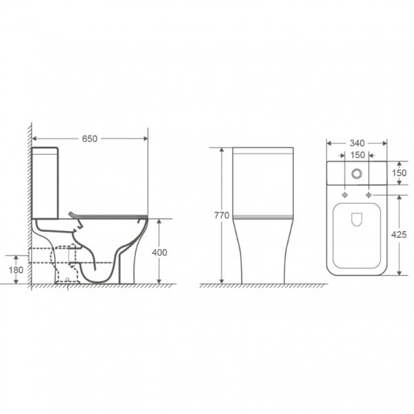 Golvstående toalett Golvstående toalett