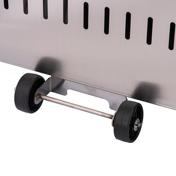 Gasdriven terrassvärmare 13kW | Pyramidformad | Rostfritt stål Gasdriven terrassvärmare 13kW | Pyramidformad | Rostfritt stål