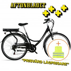 Elcykel Dam 28" | 7 växlar | 250W - 10,4Ah | Lyfco Elinor Elcykel Dam 28" | 7 växlar | 250W - 10,4Ah | Lyfco Elinor