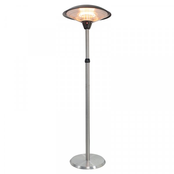 Terrassvärmare med fjärrkontroll | 2100W | Golvstående Terrassvärmare med fjärrkontroll | 2100W | Golvstående