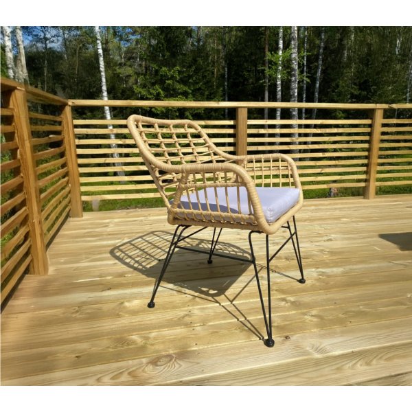 Utemöbelgrupp | Stilrena utemöbler i konstrotting för trädgård & altan | Gällnö Utemöbelgrupp | Stilrena utemöbler i konstrotting för trädgård & altan | Gällnö