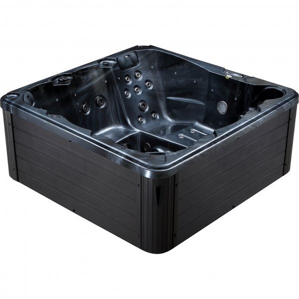 Spabad Poseidon Black Edition – 5–6 personer | Lucite® akryl, Gecko® cirkulationspump & Balboa® styrsystem Spabad Poseidon Black Edition – 5–6 personer | Lucite® akryl, Gecko® cirkulationspump & Balboa® styrsystem