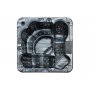 Mimas Spabad Svart | F�r 6 personer | 94 jets | Inklusive lock | LED-belysning | Lyfco