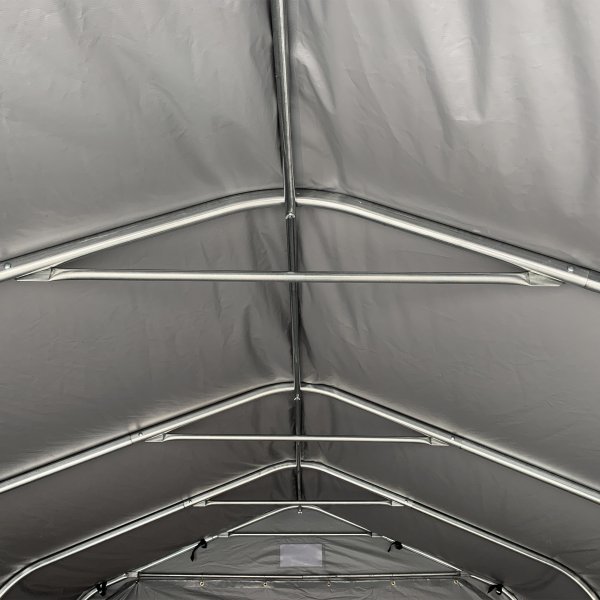 Garagetält 3,6x4,8m | 17,3m² - 500g/m² | PVC - Grå Garagetält 3,6x4,8m | 17,3m² - 500g/m² | PVC - Grå