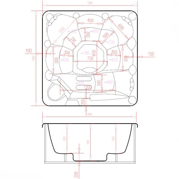 Spabad Poseidon– 5–6 personer | Lucite® akryl & Gecko® cirkulationspump | 2026 Spabad Poseidon– 5–6 personer | Lucite® akryl & Gecko® cirkulationspump | 2026