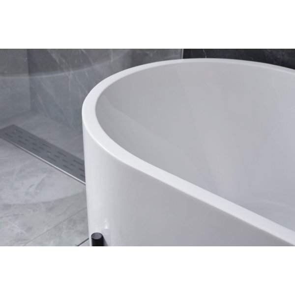 Badkar | 170x75 cm | Svarta fötter | Modern design Badkar | 170x75 cm | Svarta fötter | Modern design