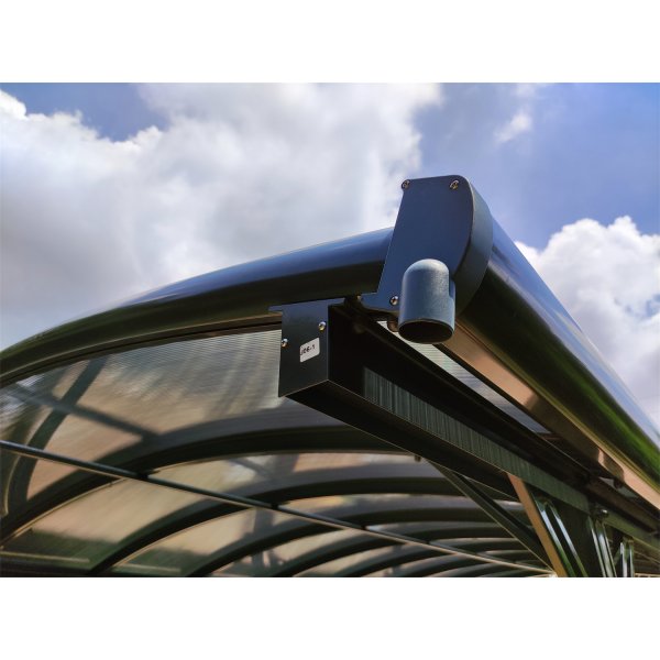 Carport 15 m | 505 x 303 cm | Singelbilsparkering | Modern & elegant skyddslsning