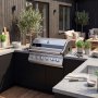 1 Rostfri gasolgrill 6 Brännare | 5 Brännare & Infraröd Bakbrännare | Ohio