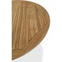 Salt runt konformat matbord D120 cm - Teak