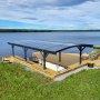 Carport 15,1m | Extra hg | Aluminiumstomme & kanalplasttak