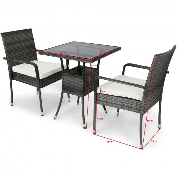 Caféset för balkong i konstrotting | Lyfco Mölle Caféset för balkong i konstrotting | Lyfco Mölle