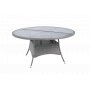 Runt utematbord med h�rdat glas | �150 cm | Tyl�sand gr�
