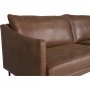 Soffa 3-sits | Cognacsfärgat ecoläder, metallben & modern design | Harpan Soffa 3-sits | Cognacsfärgat ecoläder, metallben & modern design | Harpan