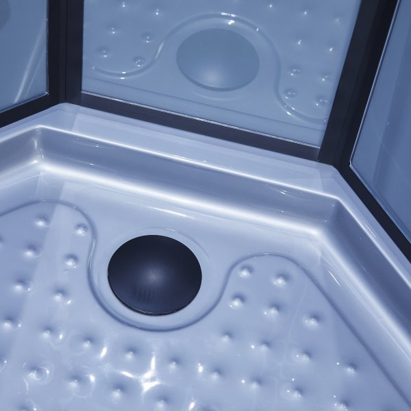 Lyxig duschkabin med massage, belysning, bluetooth - Gr�