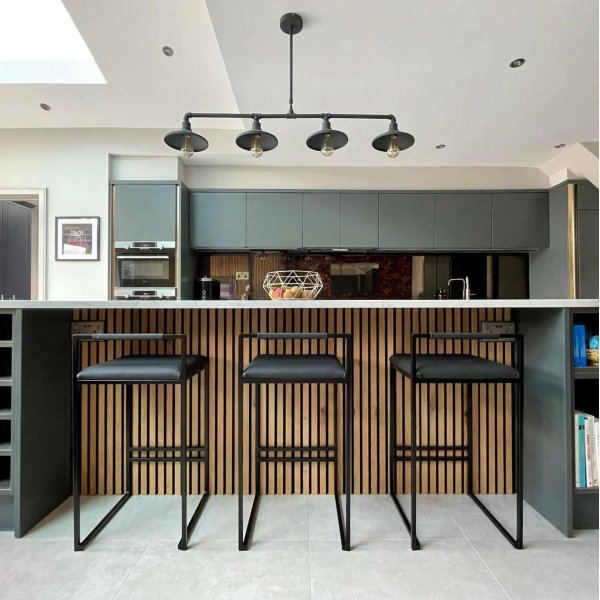 Trlamell akustikpaneler | 2700x600x21mm | Vit ek