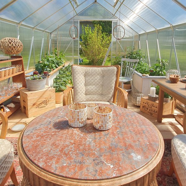 Växthus 18m² Premium | Extra hög odlingshöjd | 6mm kanalplast Växthus 18m² Premium | Extra hög odlingshöjd | 6mm kanalplast