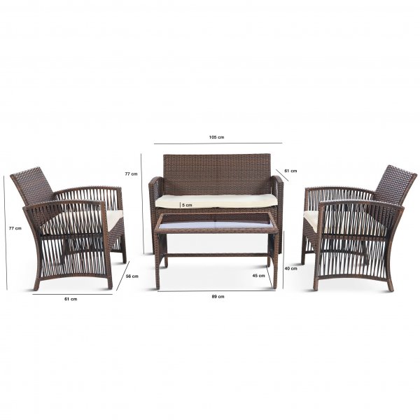 Lyxig soffgrupp för balkong | Lyfco Dalsjö Lyxig soffgrupp för balkong | Lyfco Dalsjö