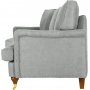 Howardsoffa 3-sits | Sv�ngd design, pocketfj�drar & avtagbar kl�dsel | Gr�