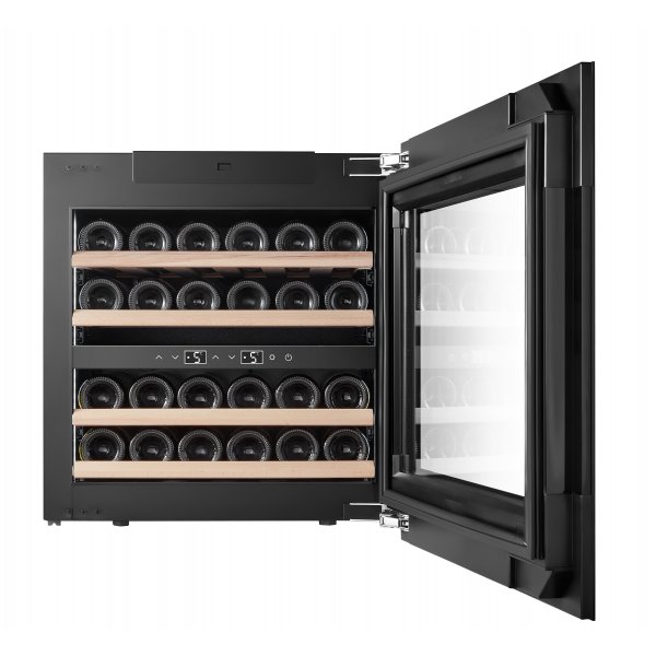 Integrerad vinkyl 24 flaskor | Push-to-Open | Inverterkompressor | 36 dB tystgående Integrerad vinkyl 24 flaskor | Push-to-Open | Inverterkompressor | 36 dB tystgående