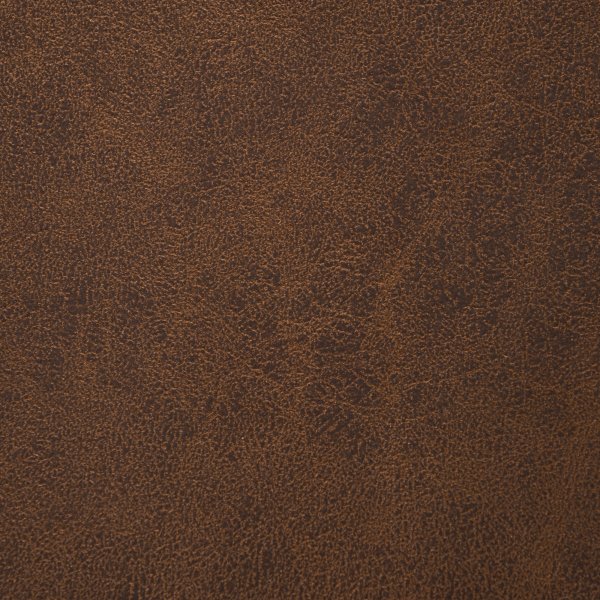 3-sitssoffa i cognacsf�rgat ecol�der | Gener�s komfort, tidl�s design & svarta metallben | Harpan