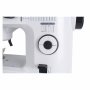Symaskin elektrisk med bord | 39 S�mmar & tvillingn�l | LED-belysning | Vit/Svart