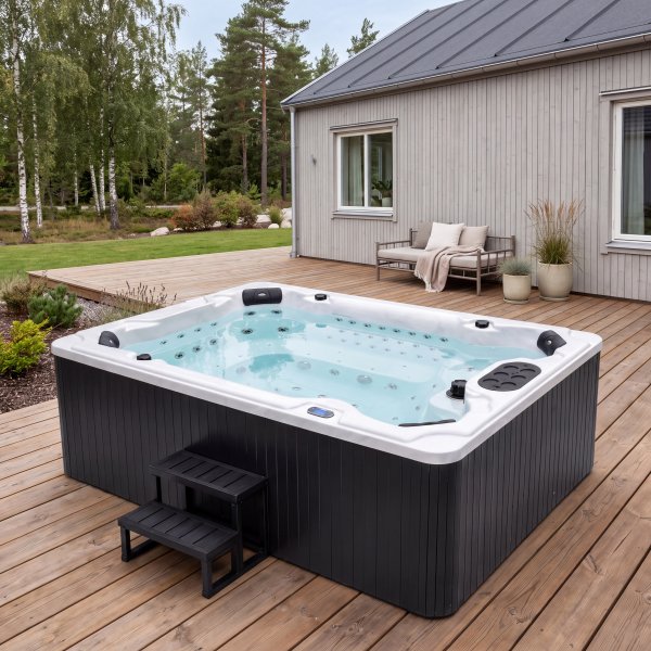 Spabad Orion 8–10 personer | Lucite® akryl, Balboa® system & 125 jets Spabad Orion 8–10 personer | Lucite® akryl, Balboa® system & 125 jets