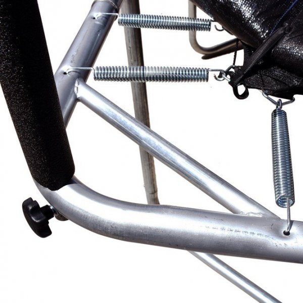 Rektangulär studsmatta 3,6x2,4m | Med skyddsnät | Svart/Orange Rektangulär studsmatta 3,6x2,4m | Med skyddsnät | Svart/Orange