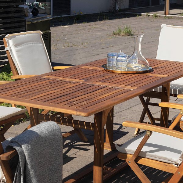 Utemöbel - förlängningsbart | Bord & 6 stolar | Lyfco Värmdö Utemöbel - förlängningsbart | Bord & 6 stolar | Lyfco Värmdö