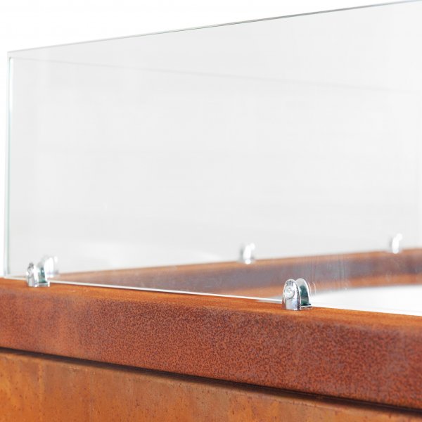 Gasoldriven eldstad i cortenstl | Fr utomhusmilj | Vilhelmina