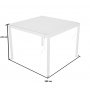 Pergola | ppningsbart lamelltak | 300x220 cm | Vit