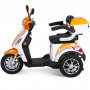 Promenadscooter 1100W | Terrnghjul | Orange/Vit