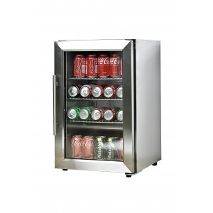 Utomhus kyl i rostfritt stål | UV-glas & LED-belysning | 63L Utomhus kyl i rostfritt stål | UV-glas & LED-belysning | 63L