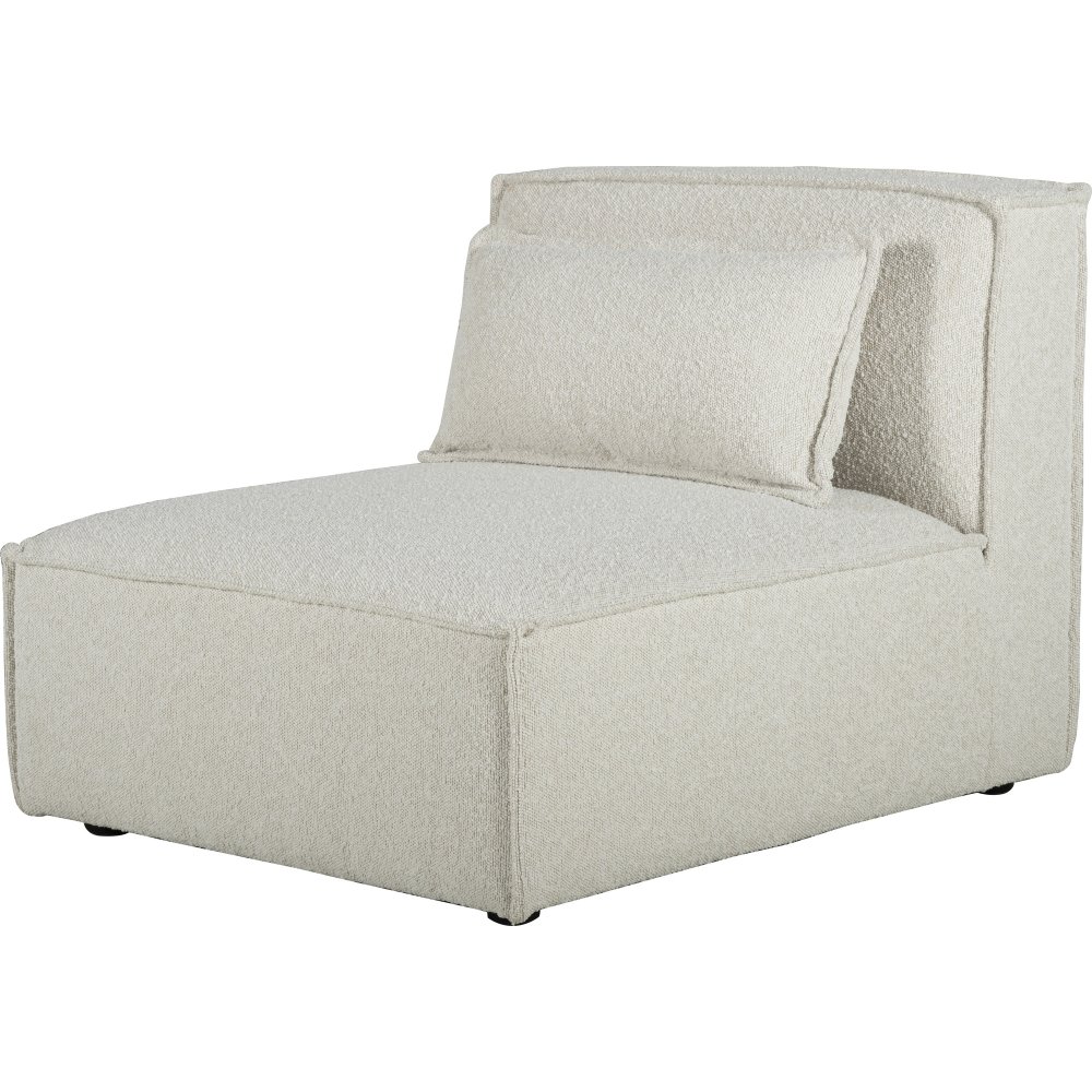 Mittmodul Vit | Bouclétyg & modulsoffa | Nees