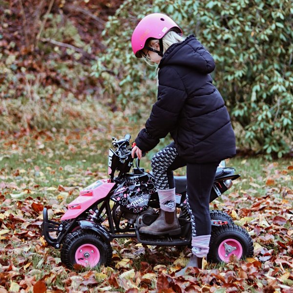 Mini ATV 49cc bensin - ATV-10 - Rosa Mini ATV 49cc bensin - ATV-10 - Rosa