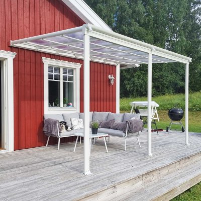 Altantak 3.7x2.5m | Extra hög | Kanalplast / Aluminium